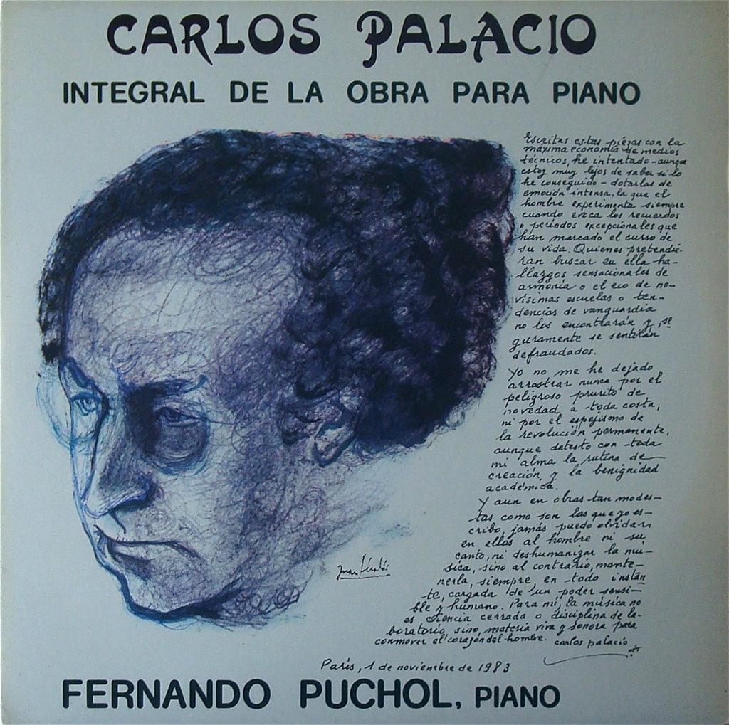 LP - Puchol: Palacio Compl. Works For Piano - Alberri ALS-10.107/08-A (2LP Set)