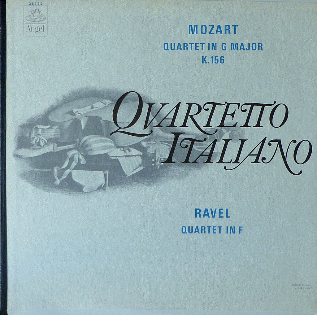 Quartetto Italiano: Ravel SQ + Mozart SQ K. 156 - Angel 35732