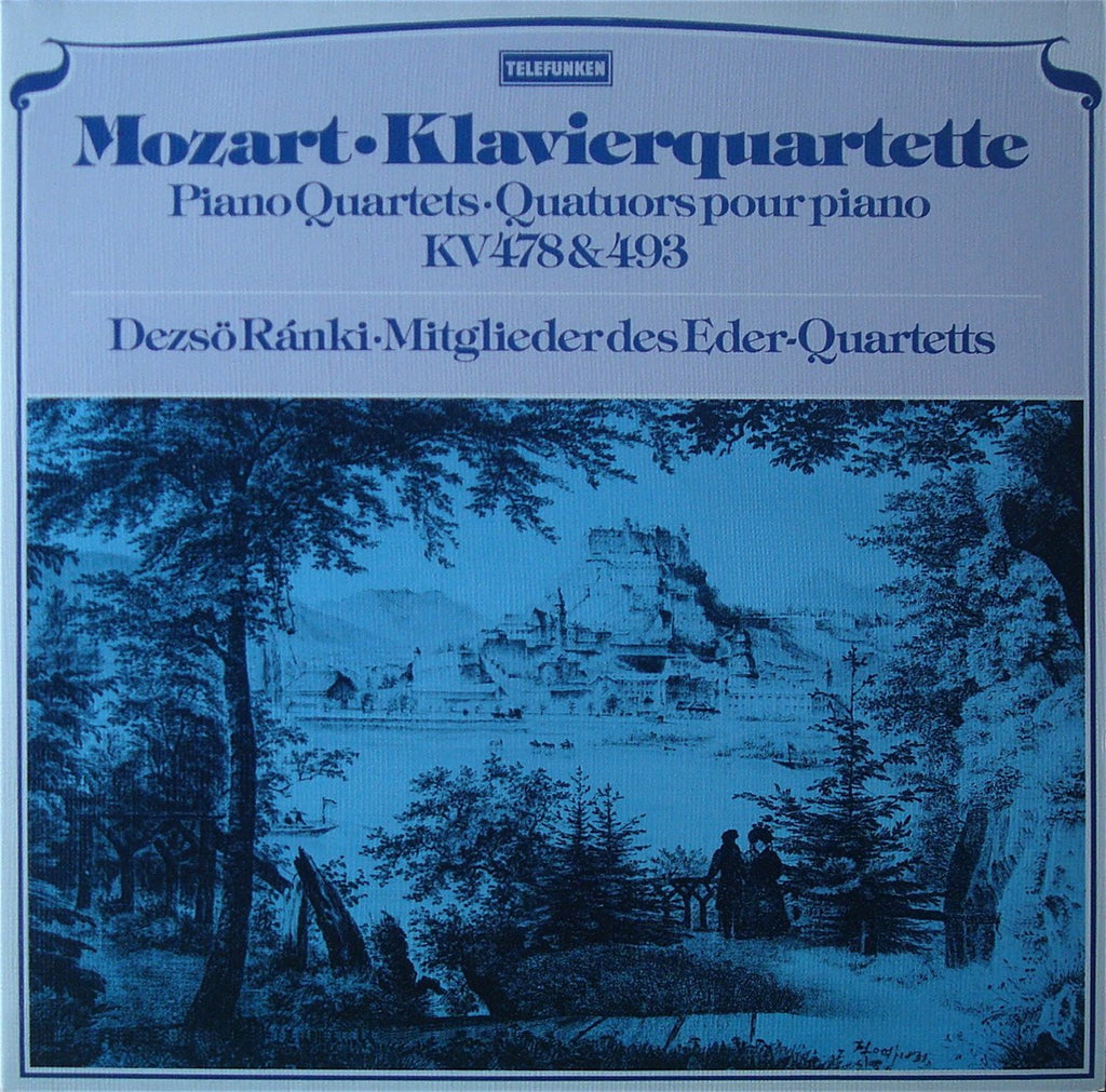LP - Ranki/Eder Qt: Mozart Piano Quartets 1 & 2 - Telefunken 6.42523