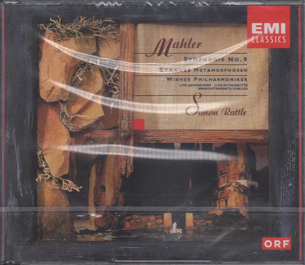 CD - Rattle/VPO: Mahler Symphony No. 9, Etc. - EMI 5 56580 2 (2CD Set, Sealed)