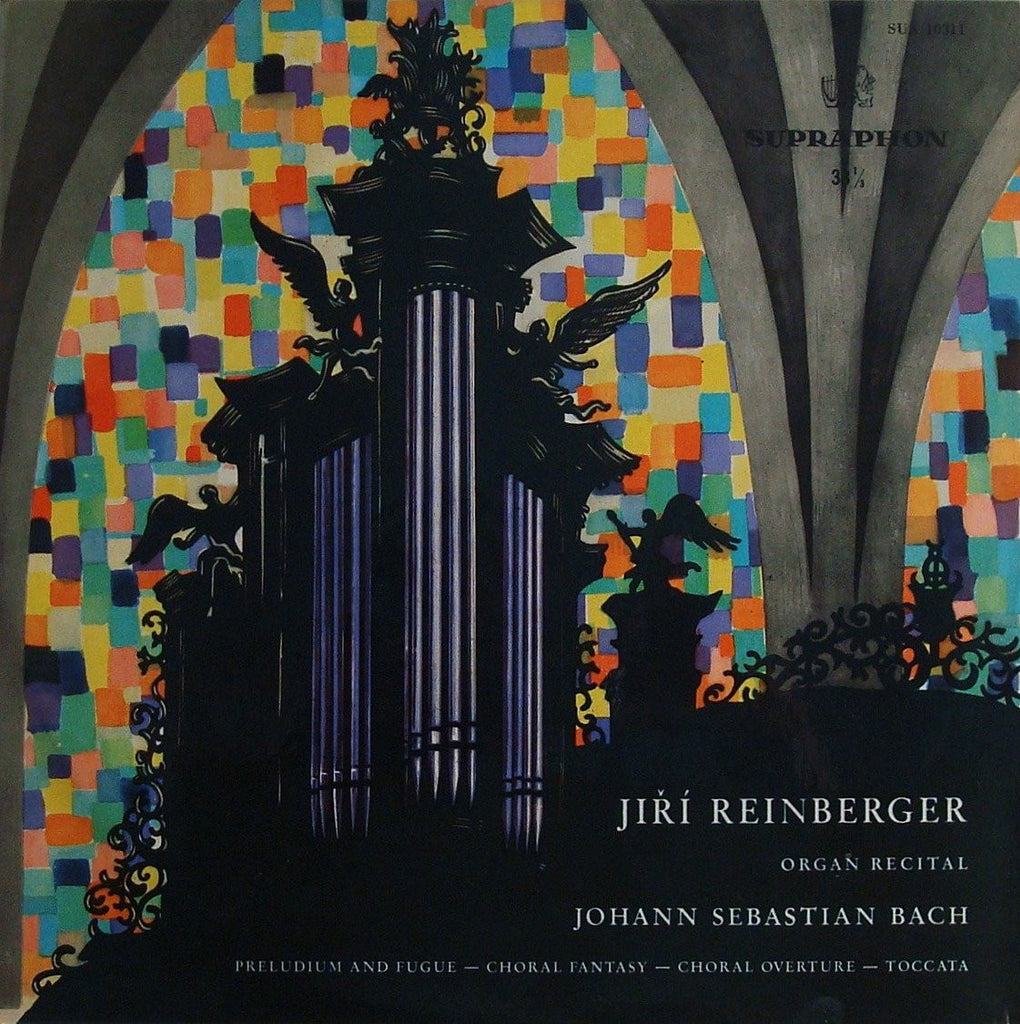 LP - Reinberger: Bach Organ Works (Toccata In D "Doric", Choral Preludes) - Supraphon SUA 10311