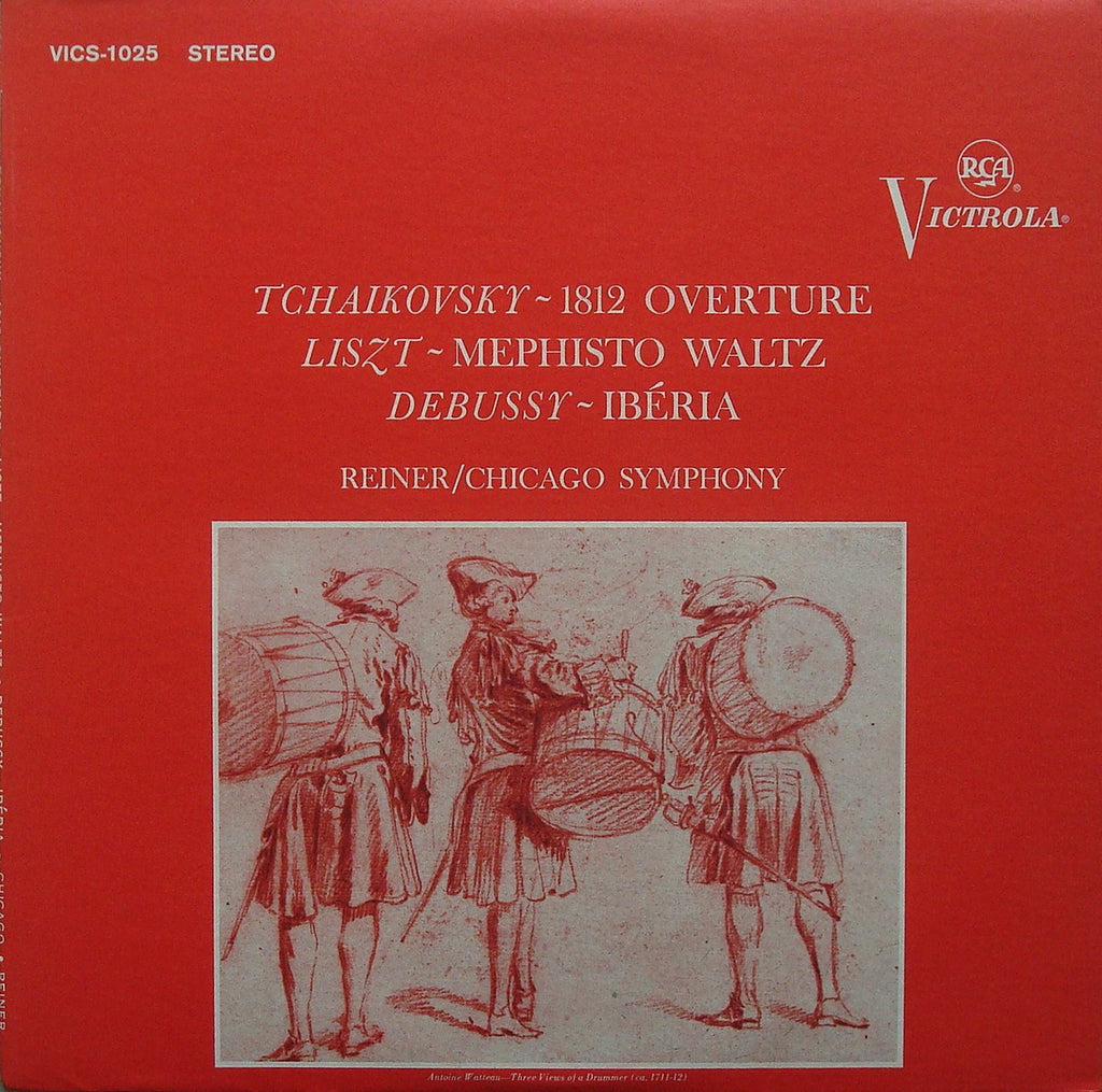 LP - Reiner: 1812 Overture, Mephisto Waltz, Debussy Ibéria - RCA VICS-1025