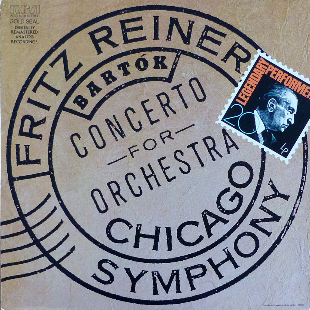 Reiner/CSO: Bartok Concerto for Orchestra - RCA AGL1-5220