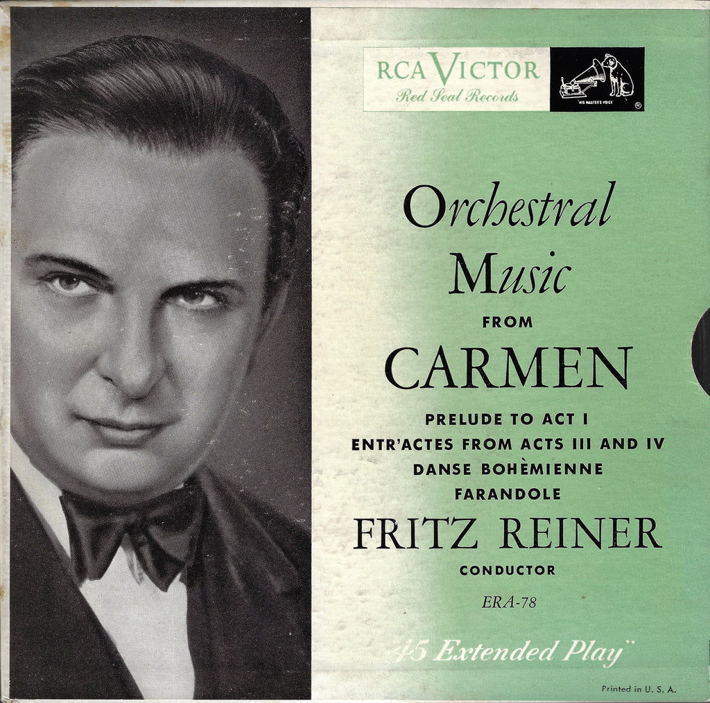 Reiner: Orchestral Music from Carmen - RCA ERA-78 (7" EP)