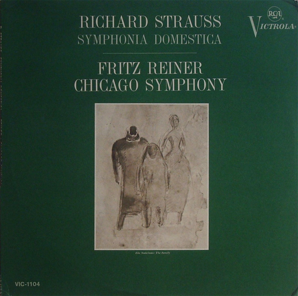 LP - Reiner/CSO: R. Strauss Symphonia Domestica - RCA VIC-1104