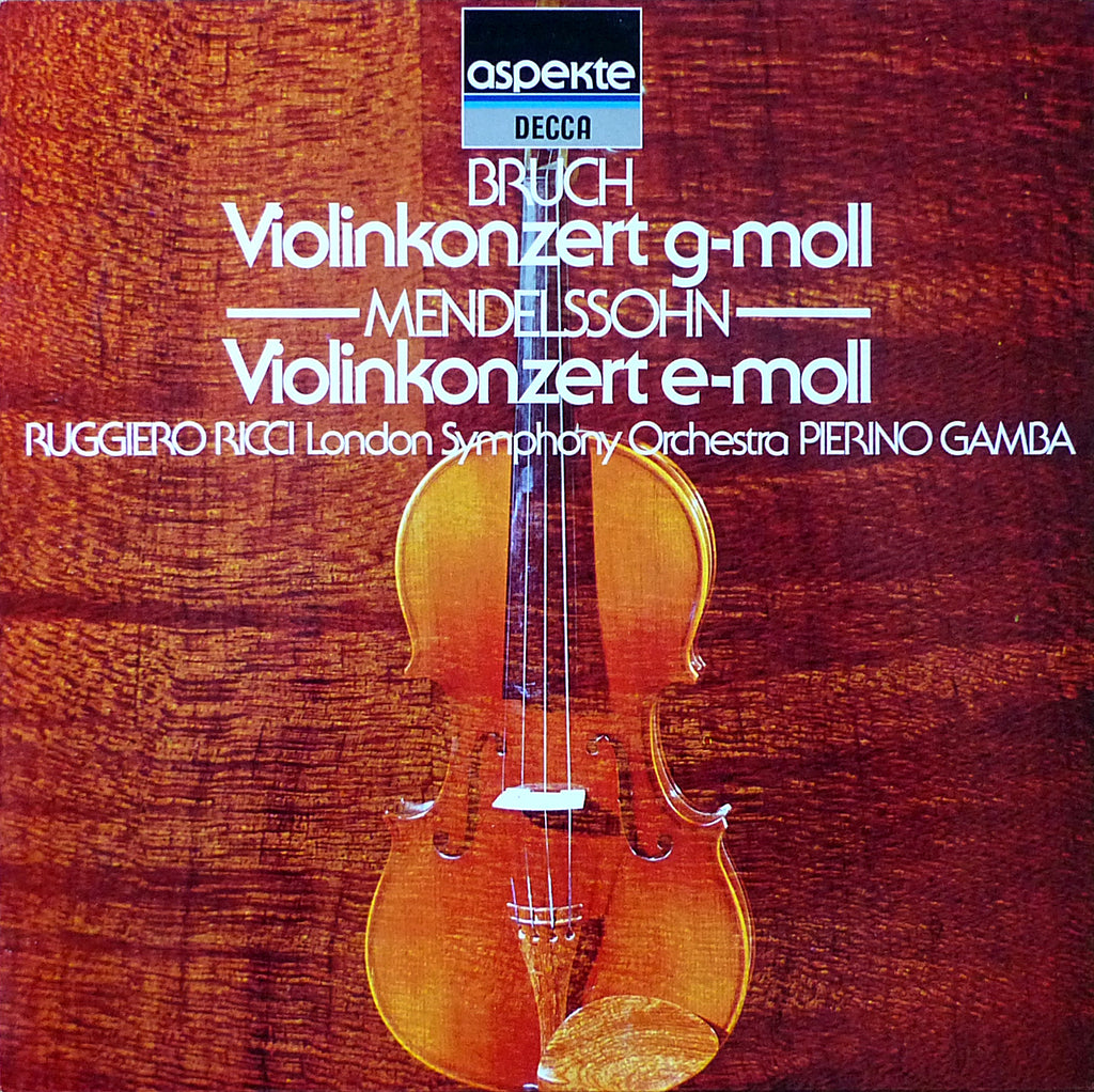Ricci: Bruch & Mendelssohn Violin Concertos - Decca 6.42222 AH