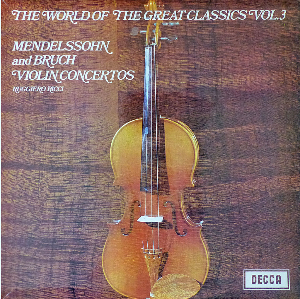 Ricci: Mendelssohn & Bruch Violin Concertos - Decca SPA 88