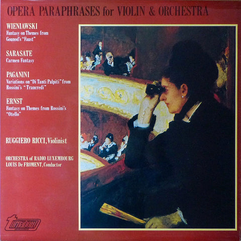 Ricci: Opera Paraphrases for Violin & Orchestra - Vox/Turnabout TVS 34720