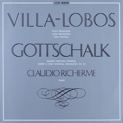 Richerme: Villa-Lobos + Gottschalk piano works - Con Anima 992 195-1