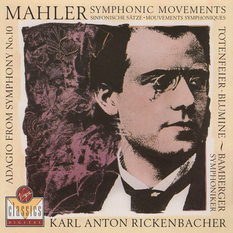 CD - Rickenbacher: Mahler No. 10 Adagio + Other Sym Movements - Virgin VC 7 90771-2 (DDD)