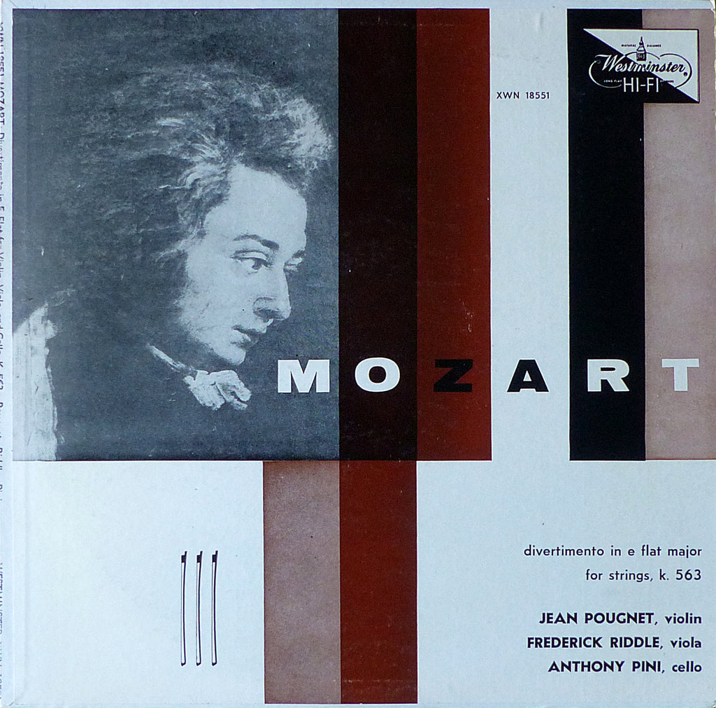 Pougnet/Riddle/Pini: Mozart Divertimento K. 563 - Westminster XWN 18551