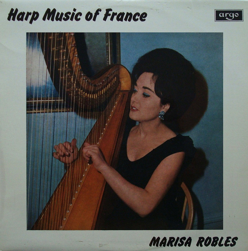 LP - Robles: Music Of France (Hasselmans, Salzedo, Tournier, Et Al.) - Argo RG 458