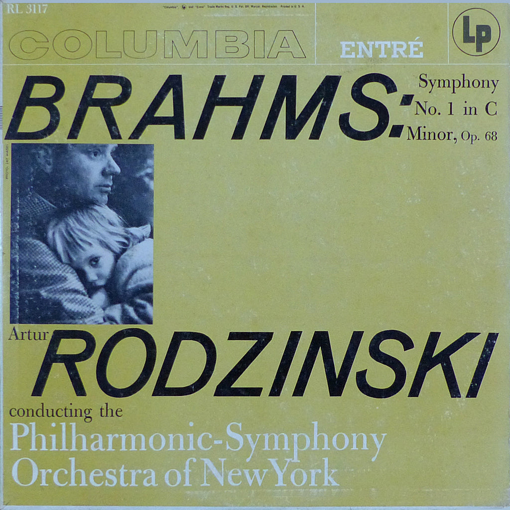 Rodzinski/NYPO: Brahms Symphony No. 1 - Columbia RL 3117