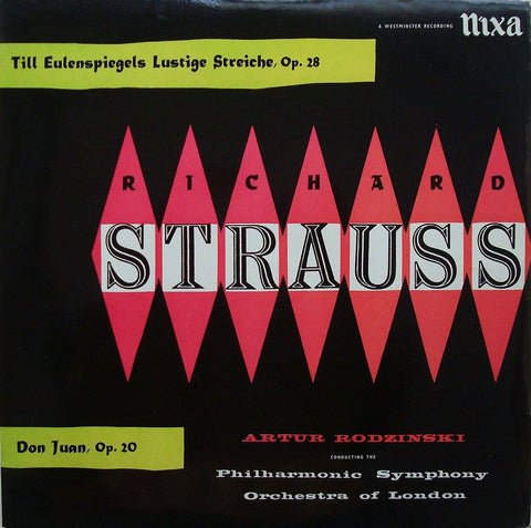 Rodzinski: R. Strauss Till Eulenspiegel & Don Juan (rec. 1955) - Nixa WLP 20027