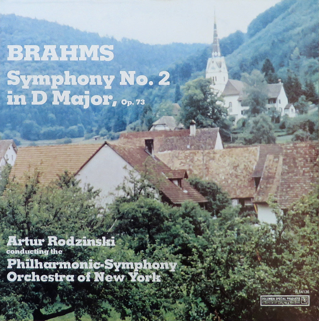 Rodzinski/NYPO: Brahms Symphony No. 2 - Columbia P 14136