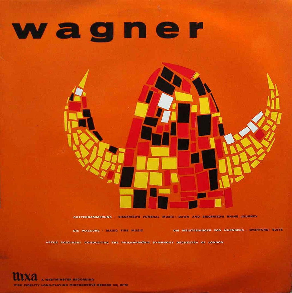 LP - Rodzinski: Wagner Orchestral Excerpts (r. 1955) - Nixa WLP 20024, Beautiful Copy