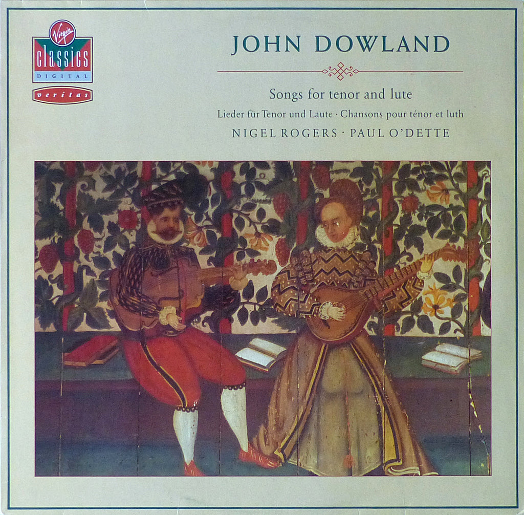 Rogers & O'Dette: Dowland Songs for Tenor & Lute - Virgin VC 7 90726-1