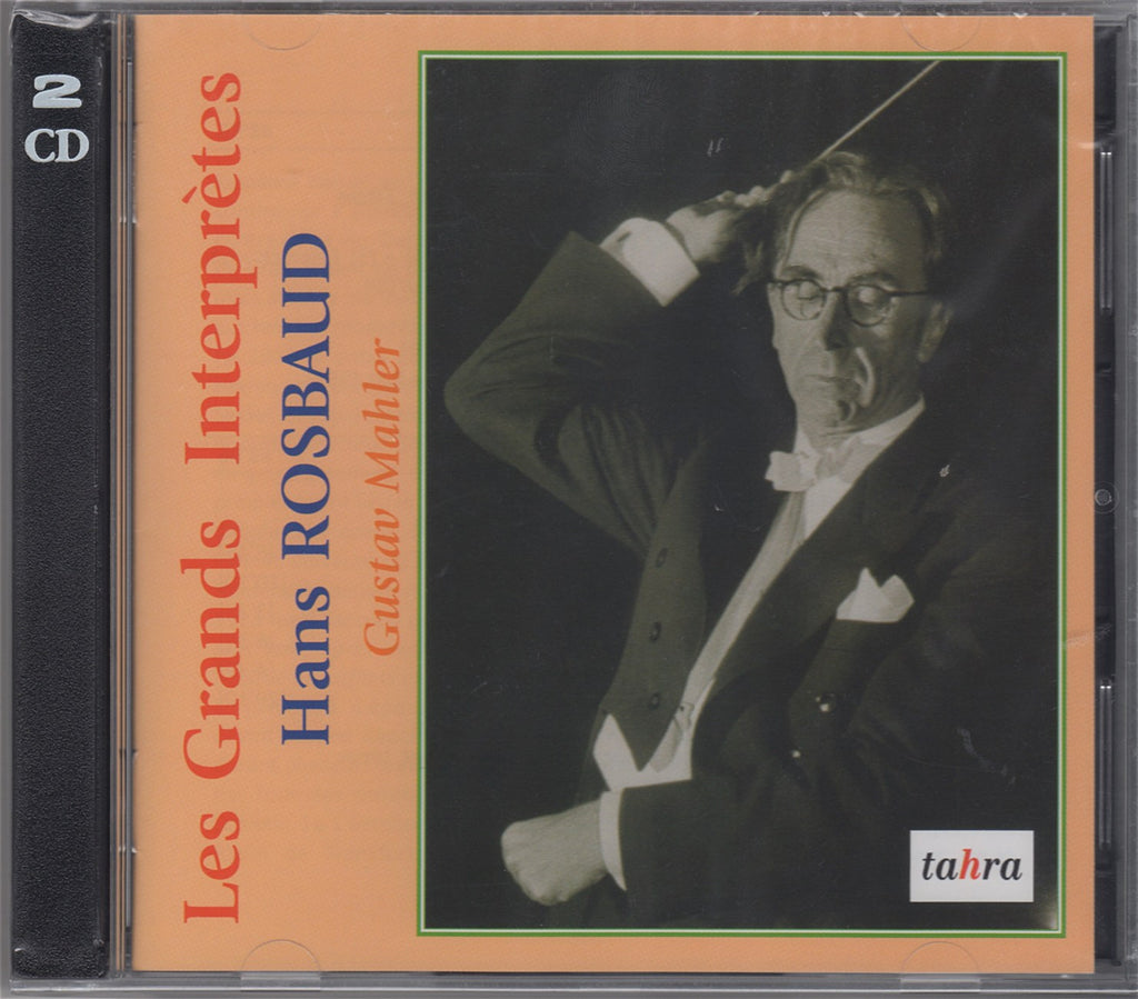 CD - Rosbaud: Mahler 1st + Das Lied Von Der Erde - Tahra TAH 657-658 (2CD Set) (sealed)