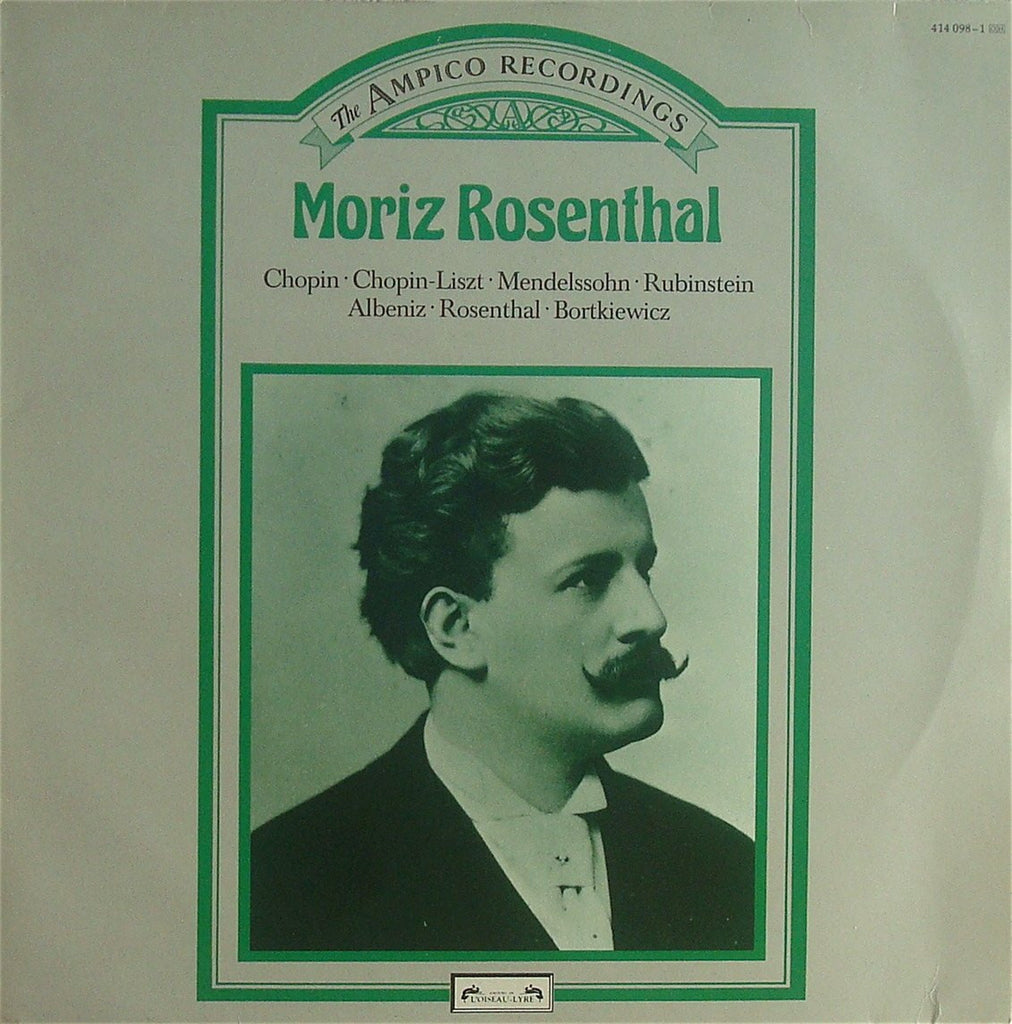 LP - Rosenthal: Ampico Recordings Vol. III (Chopin, Bortkiewicz, Et Al.) - L'Osieau-Lyre 414 098-1