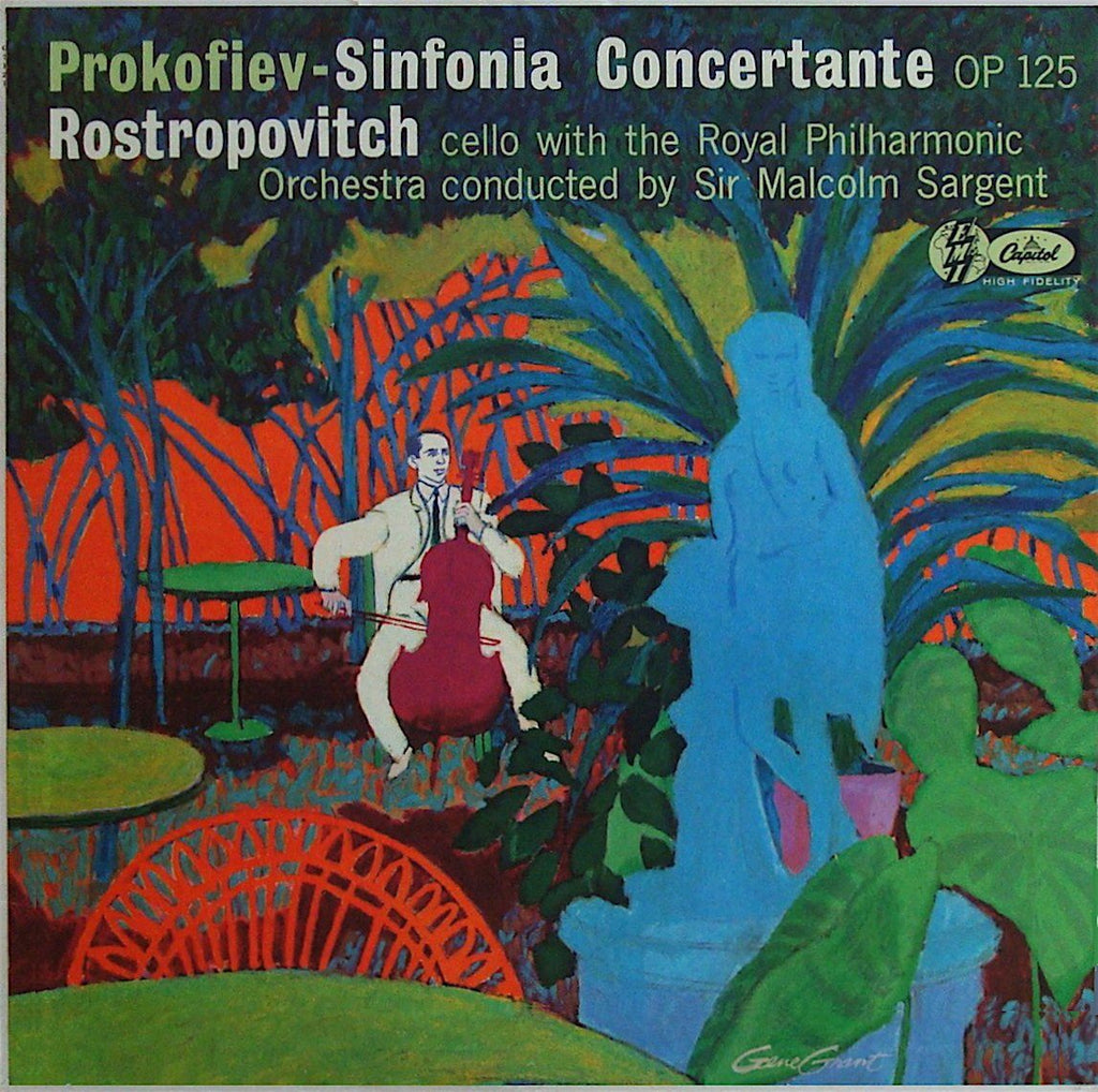 Rostropovich: Prokofiev Sinfonia Concertante - Capitol G 7121, beautiful copy