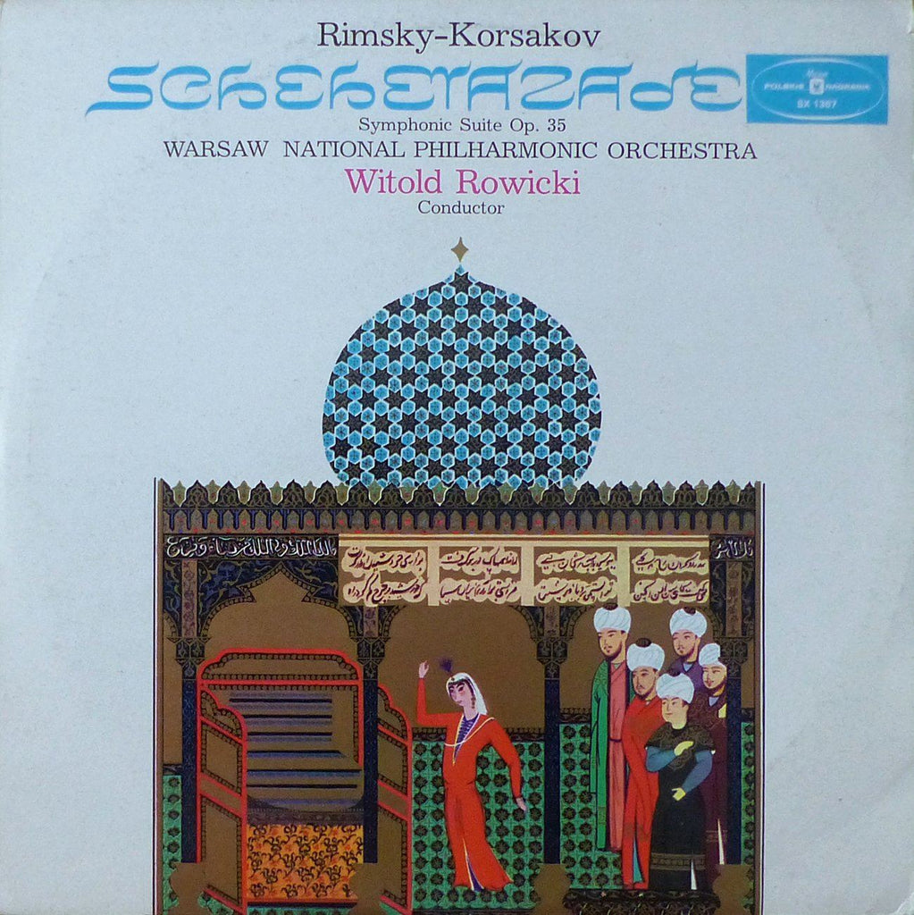 Rowicki: Rimsky-Korsakov Scheherazade Op. 35 - Muza SX 1367