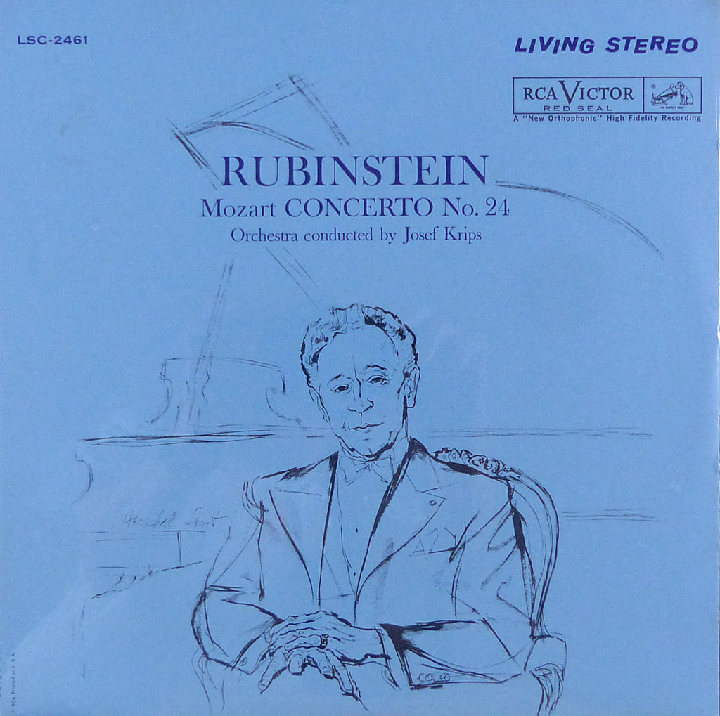 Rubinstein/Krips: Mozart Piano Concerto No. 24 - RCA LSC-2461 (sealed)