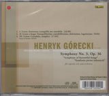 Runnicles: Gorecki Symphony No. 3 "Sorrowful Songs" - Telarc CD-80699 (sealed)
