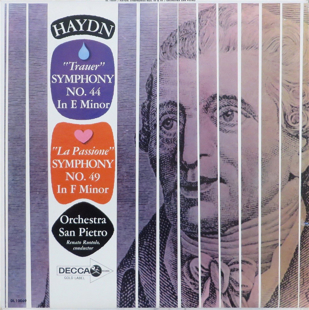Ruotolo: Haydn Symphonies Nos. 44 (Trauer) & 49 (Passione) - Decca DL 10069