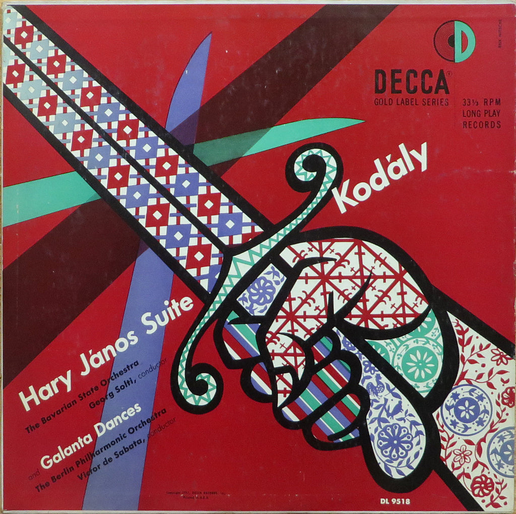Sabata: Kodaly Dances of Galanta + Solti: Hary Janos - Decca DL 9518
