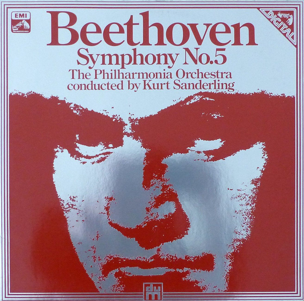 Sanderling: Beethoven Symphony No. 5 + Coriolan Ov - EMI ASD 4136 (DDD)
