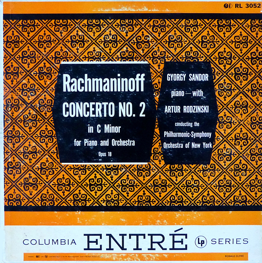 Sandor: Rachmaninov Piano Concerto No. 2 - Columbia RL 3052