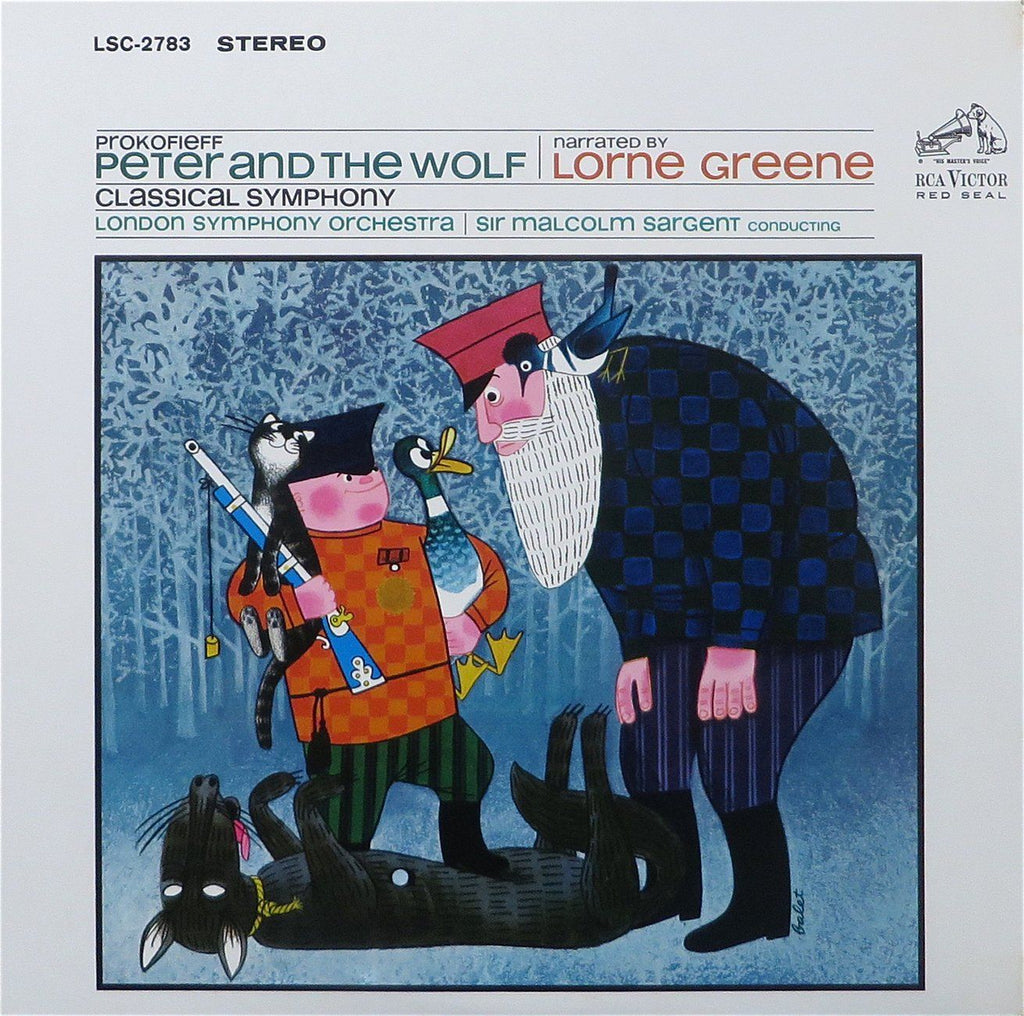 Sargent: Prokofiev "Classical" Symphony + Peter and the Wolf - RCA LSC-2783