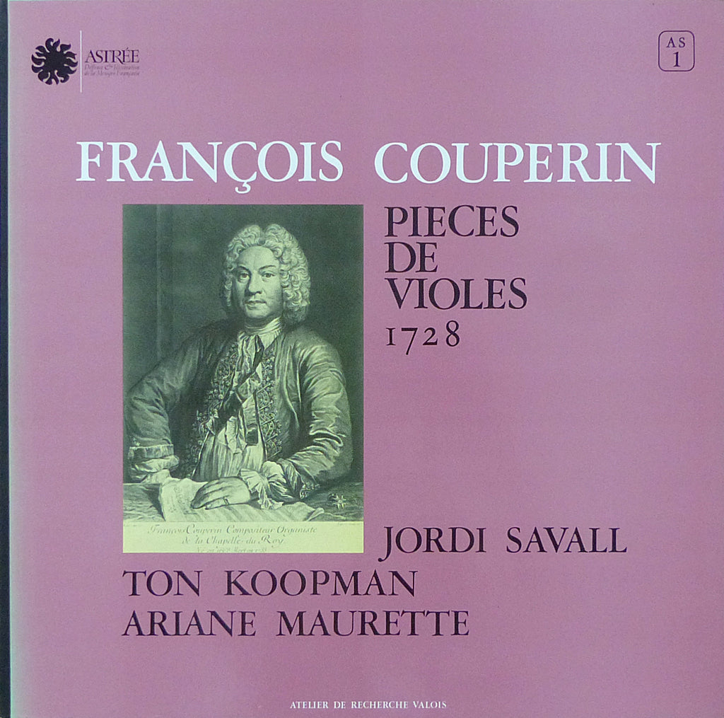 Savall/Koopman: Couperin Pieces de Violes 1728 - Astrée AS 1