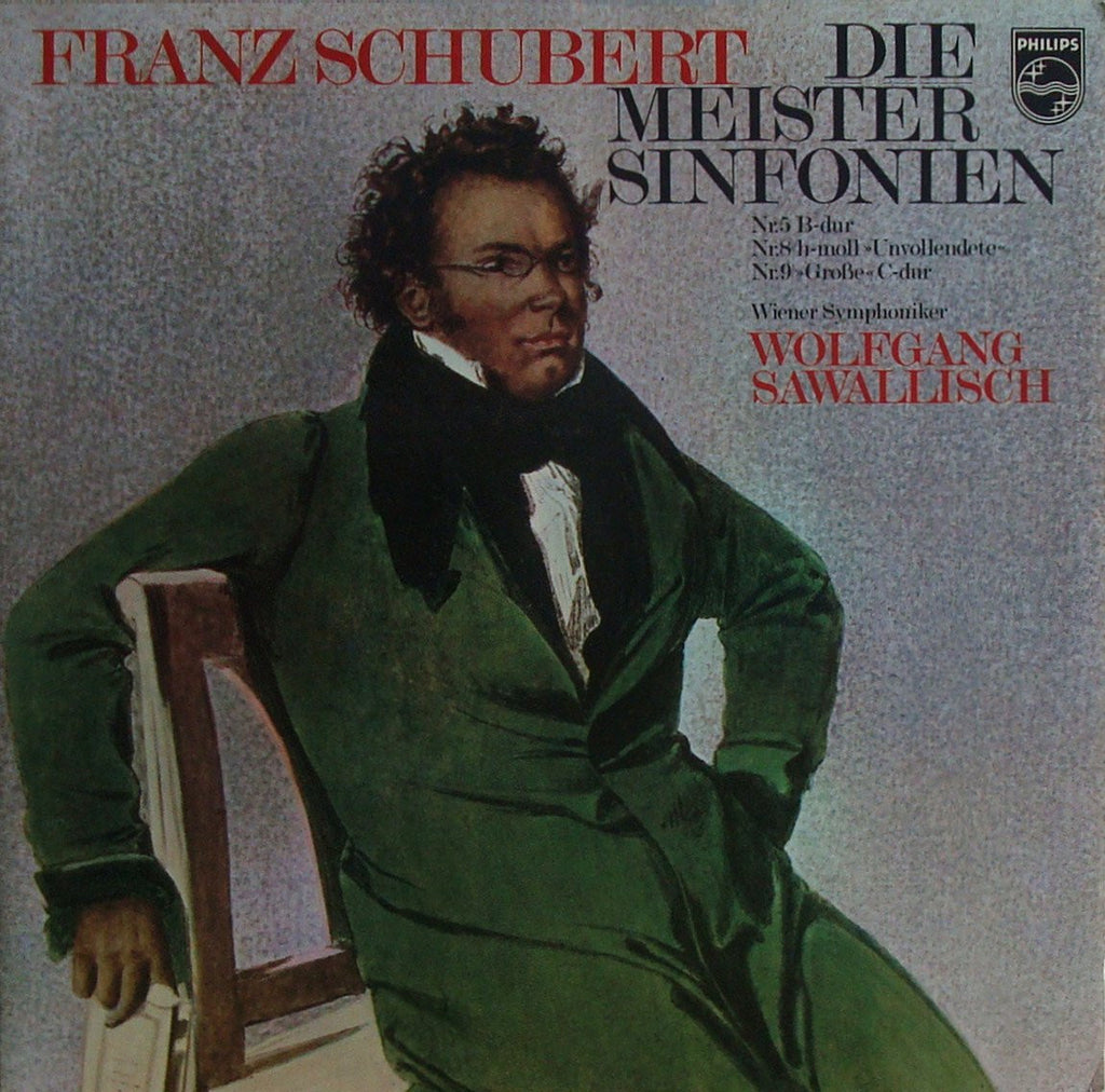 LP - Sawallisch/VSO: Schubert Symphonies Nos. 5, 8, 9 - Philips 6701 005 (2LP Set)
