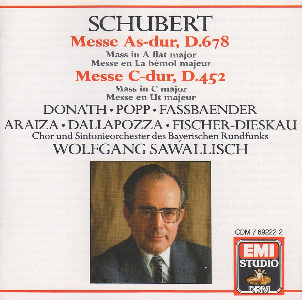 Sawallisch: Schubert Mass in A-flat D. 678, etc. - EMI CDM 7 69222 2