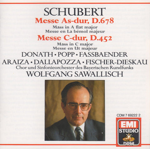 Sawallisch: Schubert Mass in A-flat D. 678, etc. - EMI CDM 7 69222 2