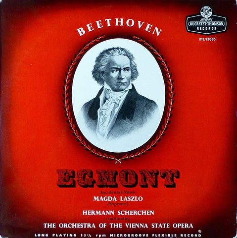 Scherchen: Beethoven Egmont Ov + Incidental Music - Ducretet-Thomson DTL 93085
