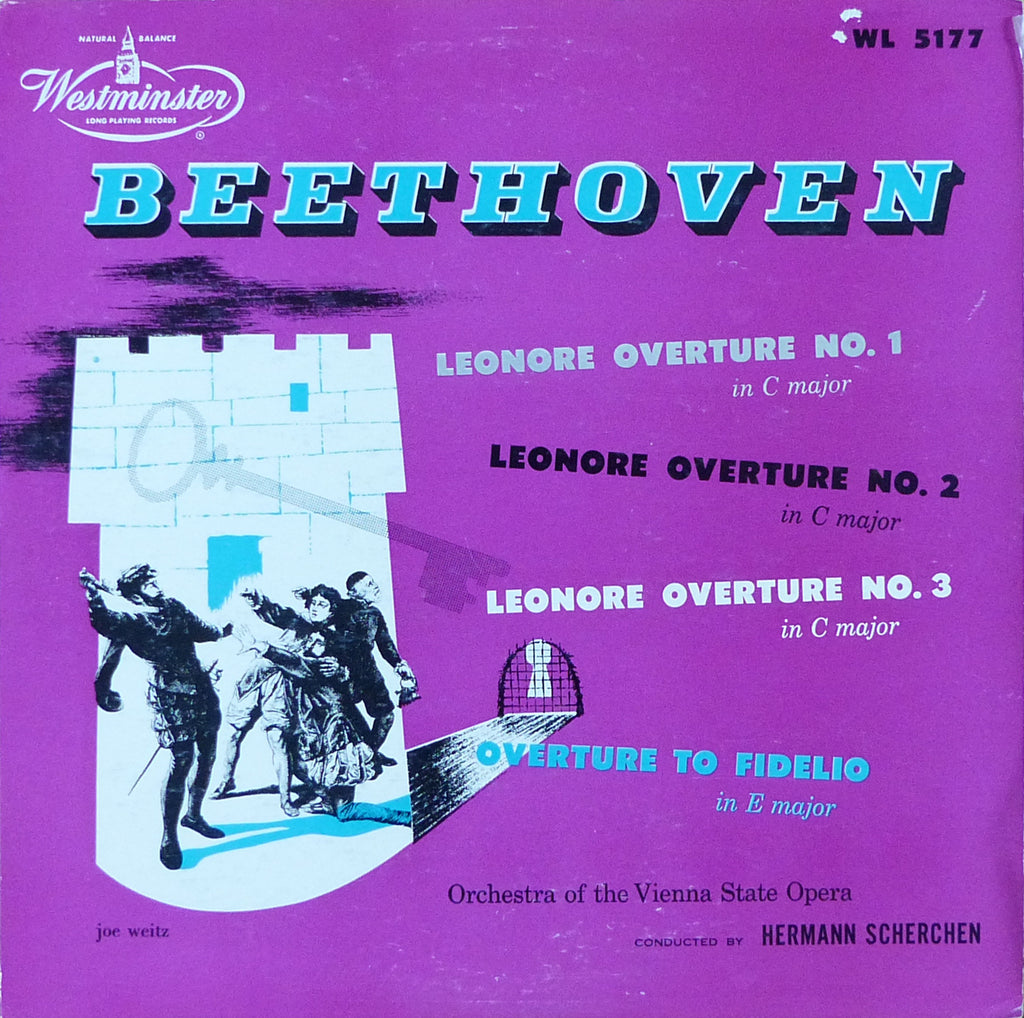 Scherchen: Beethoven Leonore Ovs, etc. - Westminster WL 5177