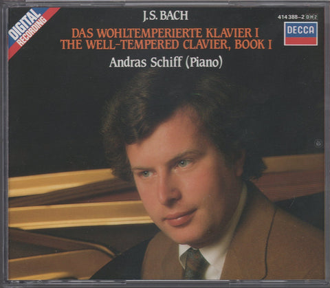 Schiff: Bach Well-Tempered Clavier Book I - Decca 414 388-2 (2CD set)