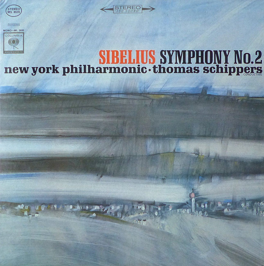 Schippers/NYPO: Sibelius Symphony No. 2 - Columbia MS 6535