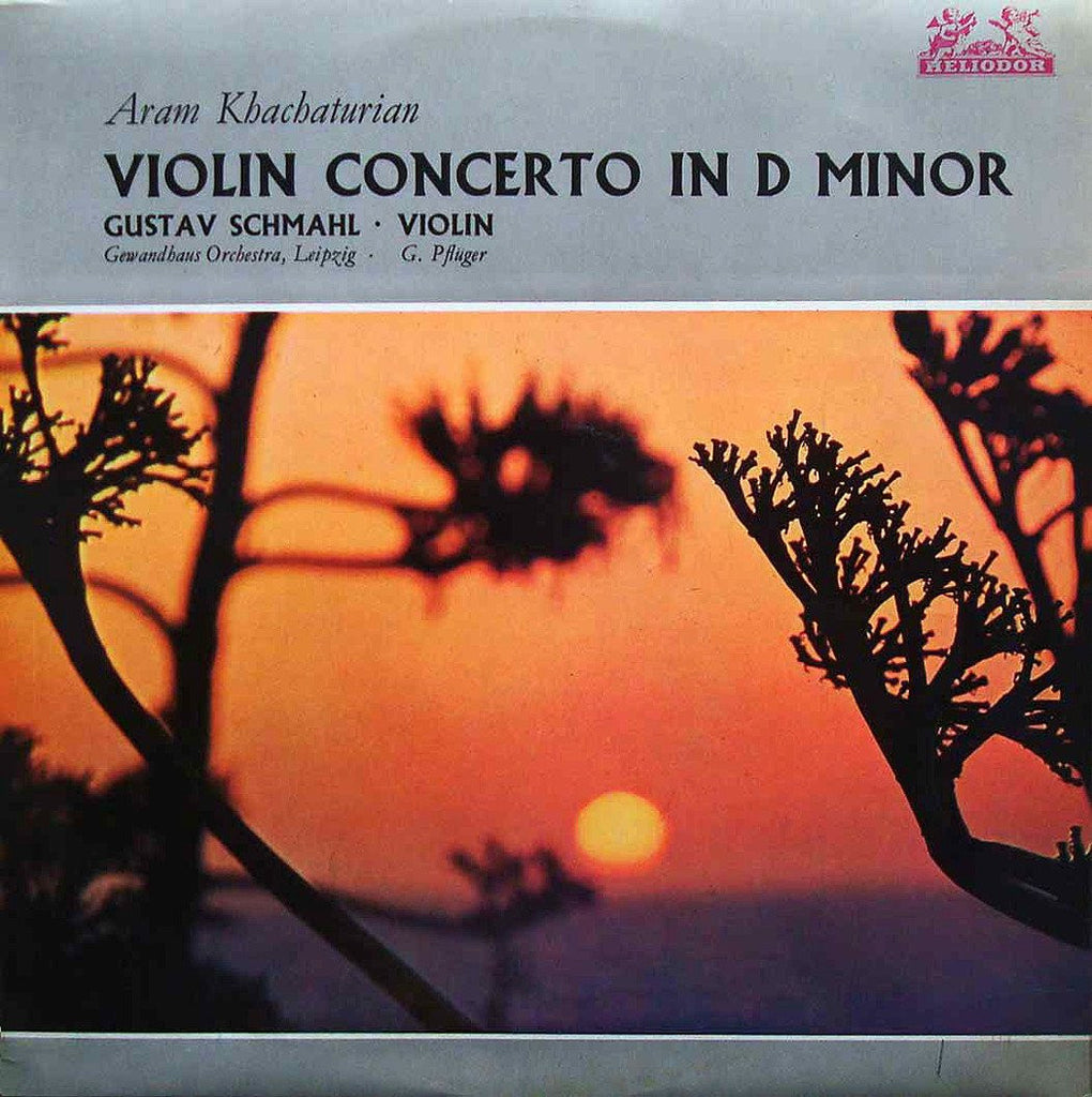 LP - Schmahl (Oistrakh Pupil / Berlin RIAS SO Concertmaster): Khachaturian Violin Concerto - Heliodor 89 783
