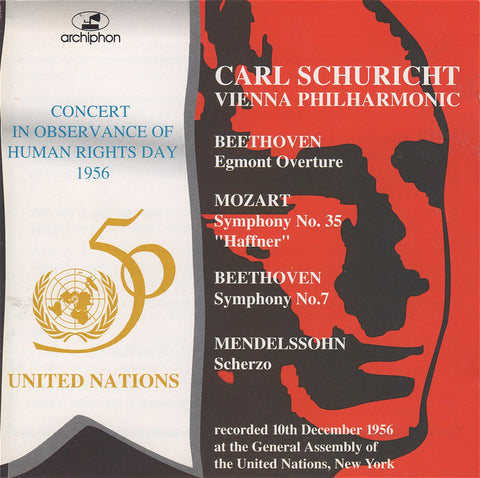CD - Schuricht: Beethoven Sym No. 7 + Mozart No. 35 - Archiphon ARC-4.0