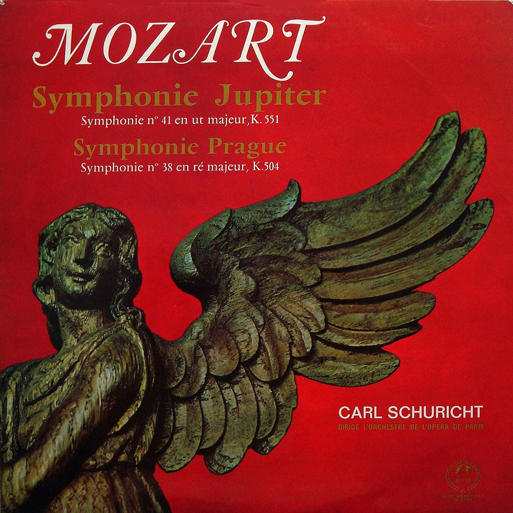 LP - Schuricht: Mozart Symphonies "Prague" & "Jupiter" - Guilde M-2326, Fine Copy