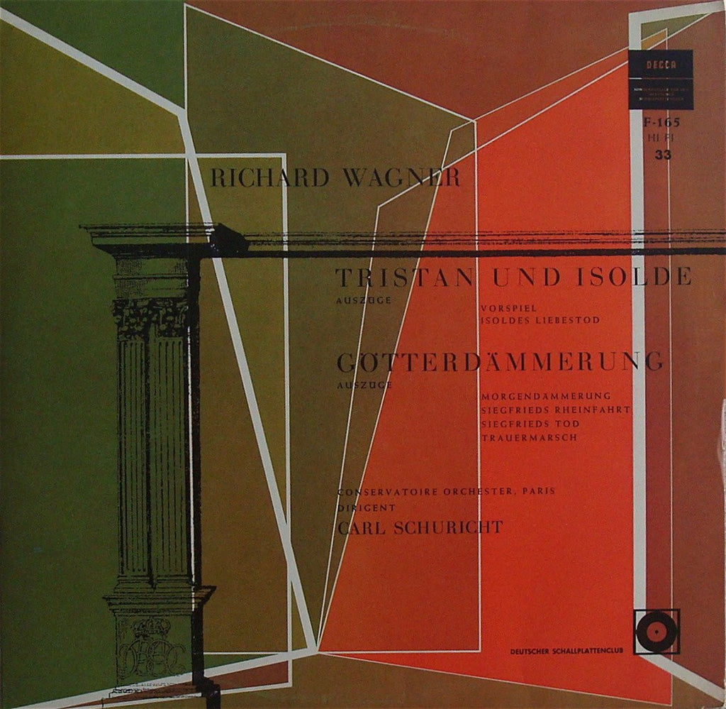 LP - Schuricht: Tristan Und Isolde, Götterdämmerung - Decca F-165 (Club)
