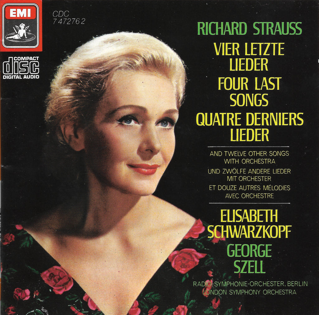 Schwarzkopf: R. Strauss 4 Last Songs - EMI CDC 7 47276 2