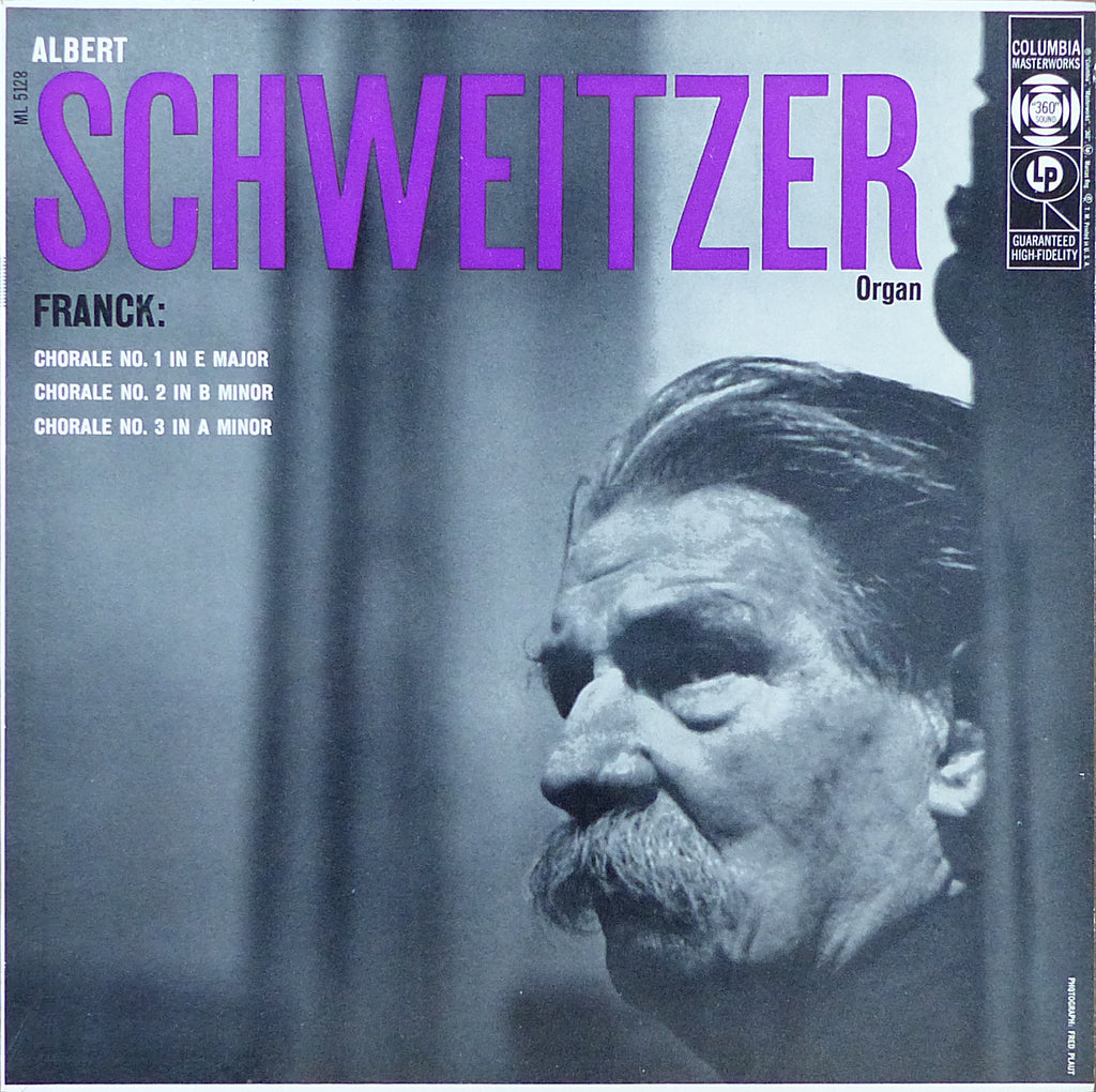 Schweitzer: Franck 3 Chorales - Columbia ML 5218