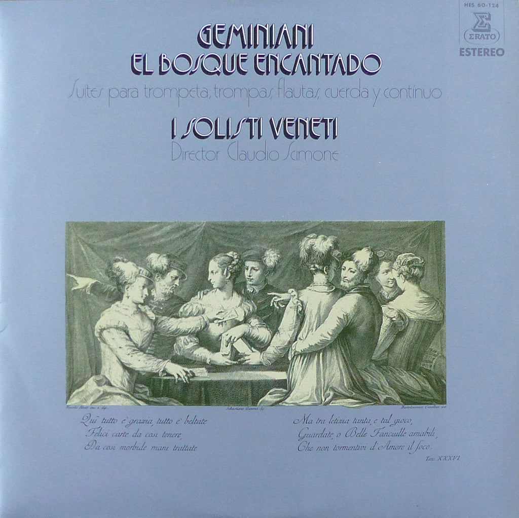 Scimone: Geminiani The Enchanted Forest - Erato HES 60-124