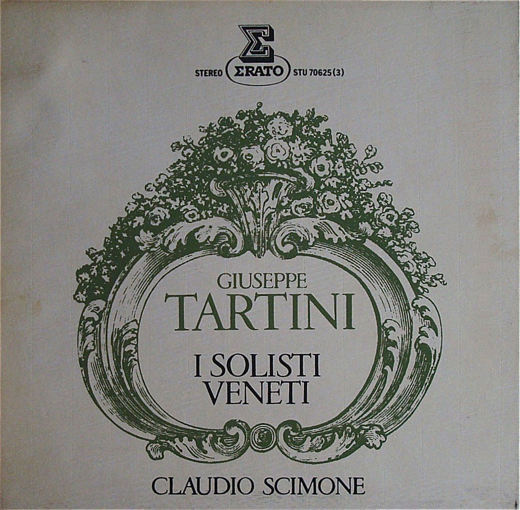 LP - Scimone: Tartini Concerti For Diverse Instruments - Erato STU 70625 (3LP Box)