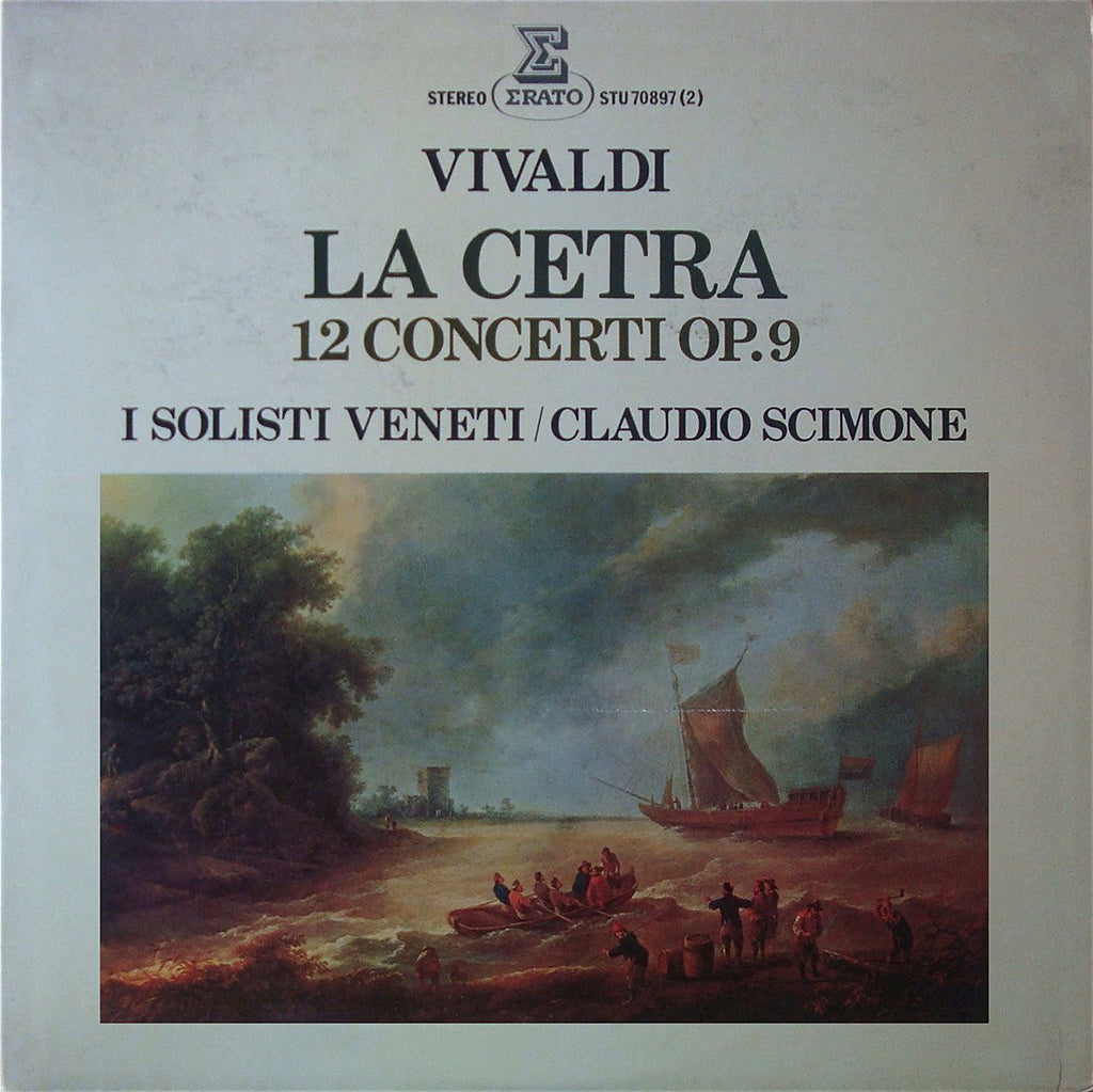 LP - Scimone: Vivaldi La Cetra Op. 9 - Erato STU 70897 (2) (2LP Set)