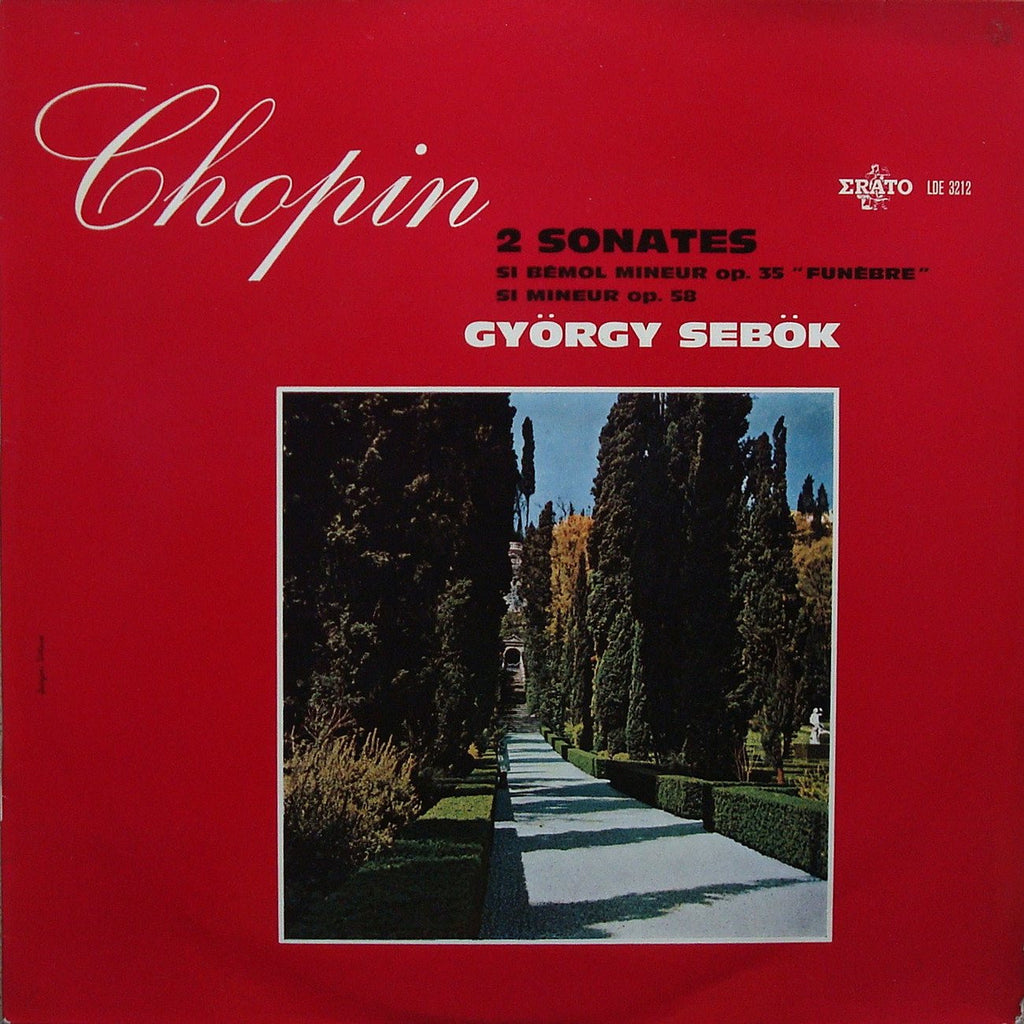 LP - Sebok: Chopin Piano Sonatas Nos. 2 & 3 (rec. 1961) - Erato LDE 3212
